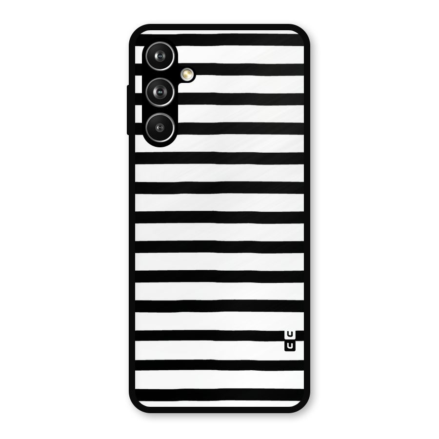 Elegant Basic Stripes Metal Back Case for Samsung Galaxy M54