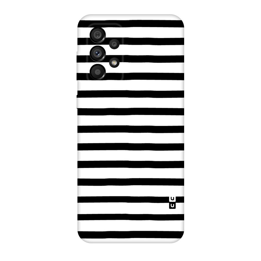 Elegant Basic Stripes Original Polycarbonate Back Case for Galaxy A73 5G