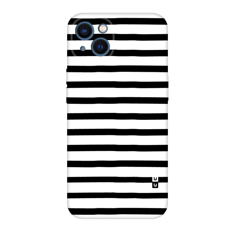 Elegant Basic Stripes Original Polycarbonate Back Case for iPhone 13