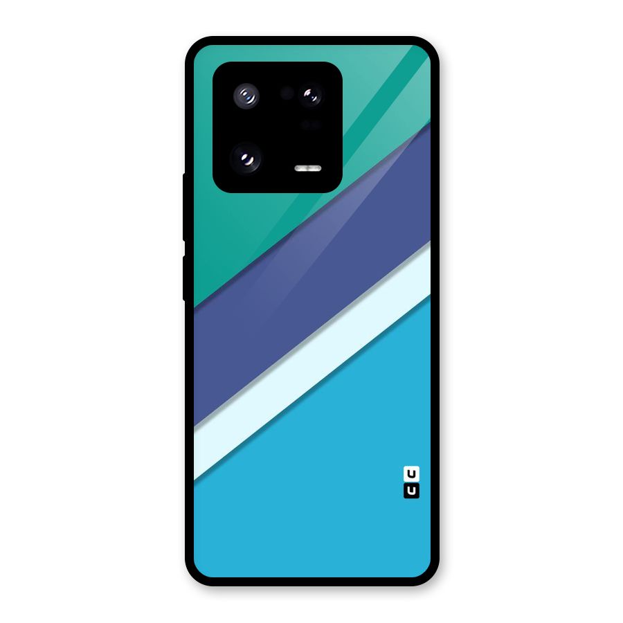 Elegant Colored Stripes Glass Back Case for Xiaomi 13 Pro