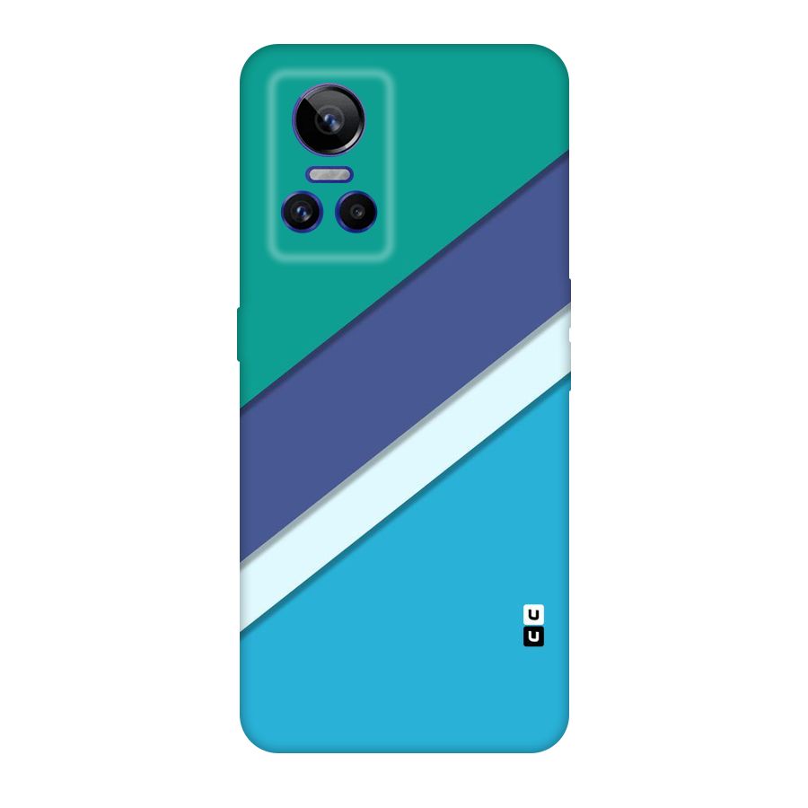 Elegant Colored Stripes Original Polycarbonate Back Case for Realme GT Neo 3