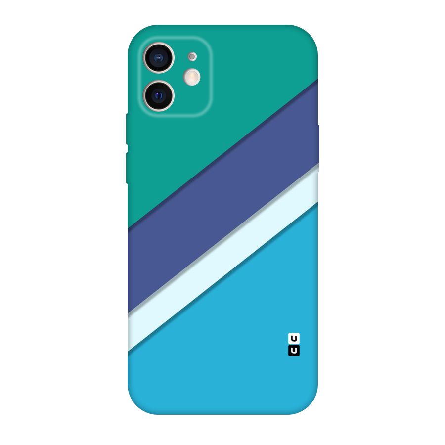 Elegant Colored Stripes Original Polycarbonate Back Case for iPhone 12