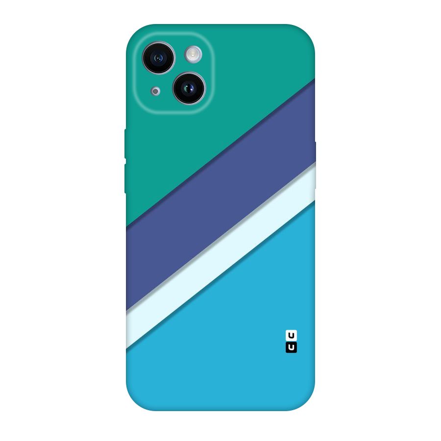 Elegant Colored Stripes Original Polycarbonate Back Case for iPhone 14