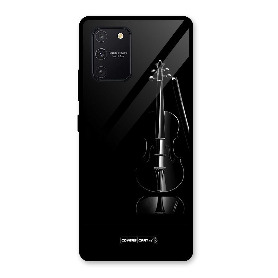 Elegant Violin Glass Back Case for Galaxy S10 Lite