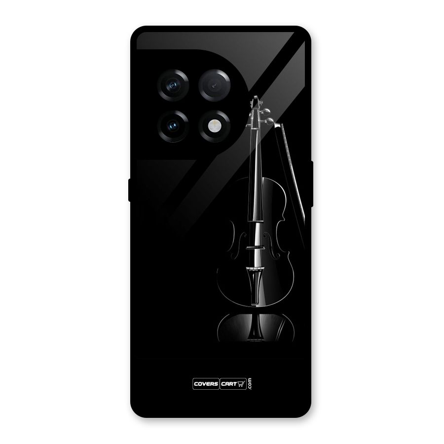 Elegant Violin Glass Back Case for OnePlus 11R