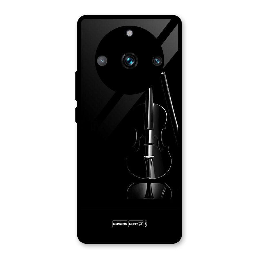 Elegant Violin Glass Back Case for Realme Narzo 60 Pro