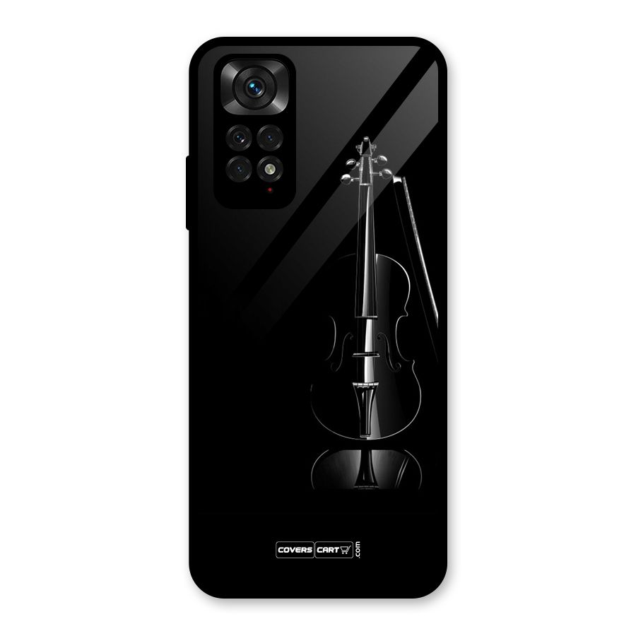 Elegant Violin Glass Back Case for Redmi Note 11S