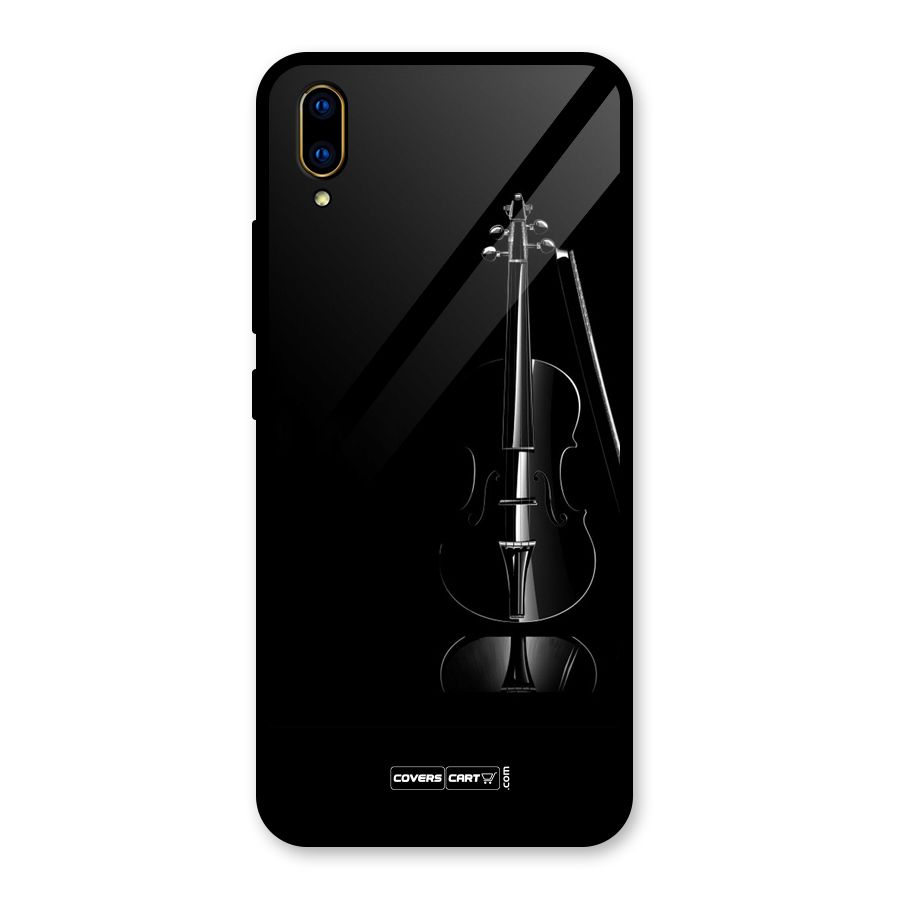 Elegant Violin Glass Back Case for Vivo V11 Pro