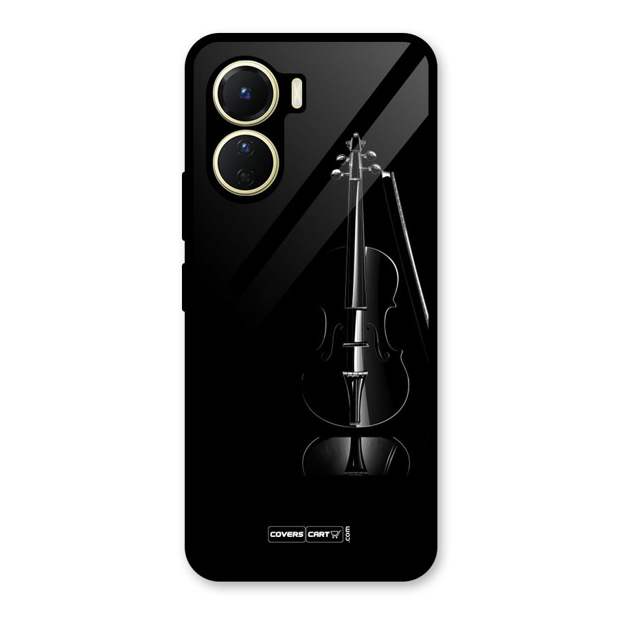 Elegant Violin Glass Back Case for Vivo Y56