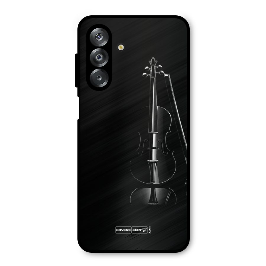 Elegant Violin Metal Back Case for Galaxy A26