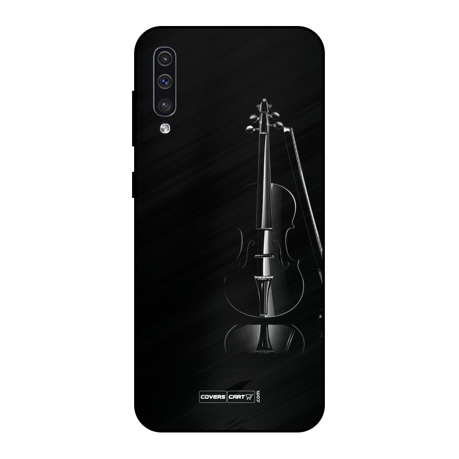 Elegant Violin Metal Back Case for Galaxy A50s