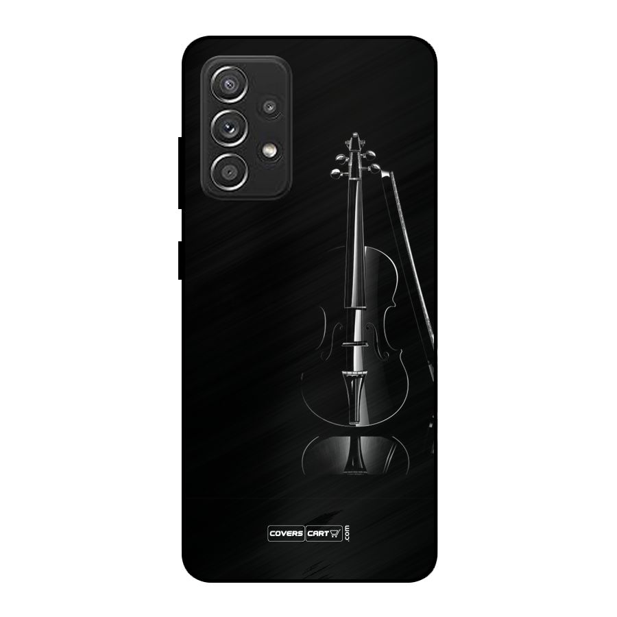 Elegant Violin Metal Back Case for Galaxy A52s 5G