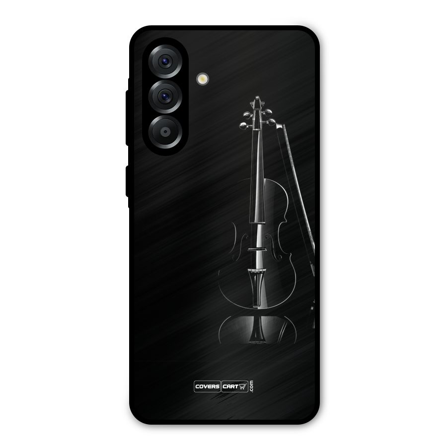 Elegant Violin Metal Back Case for Galaxy A56