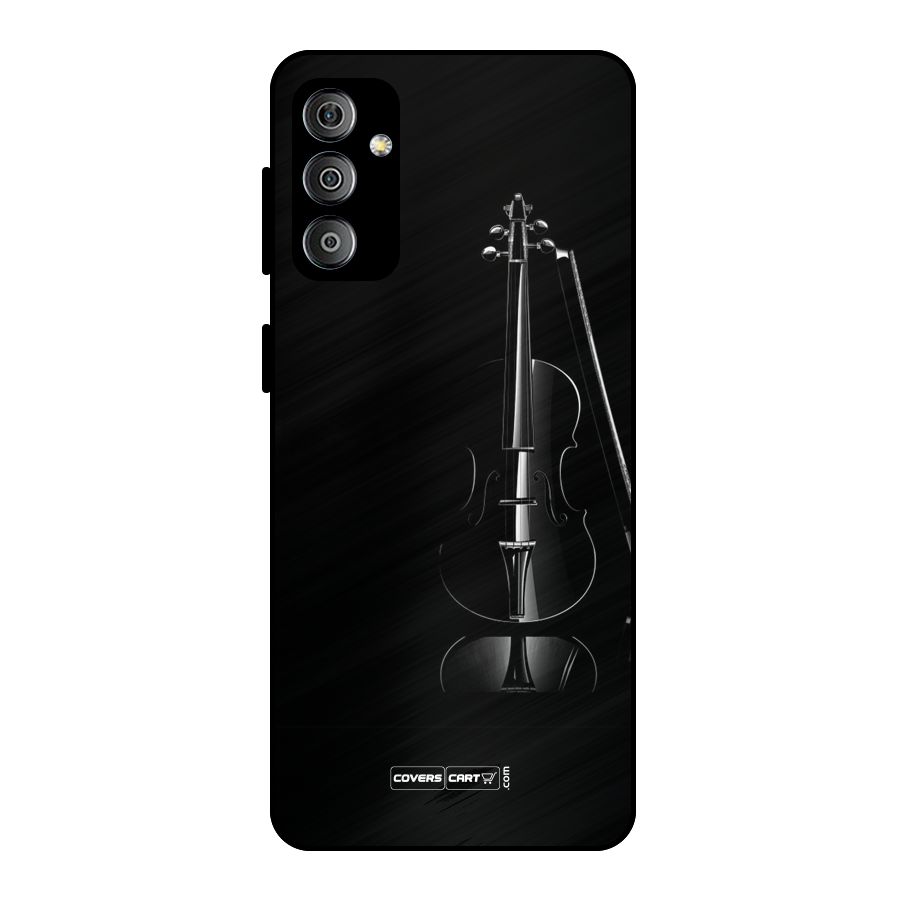Elegant Violin Metal Back Case for Galaxy F23