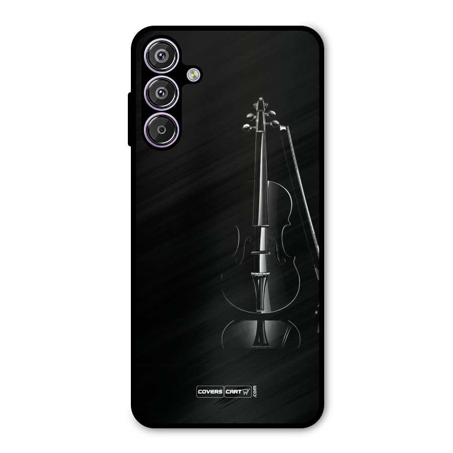 Elegant Violin Metal Back Case for Galaxy M15