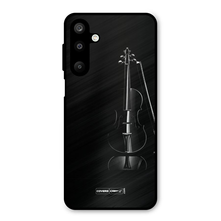 Elegant Violin Metal Back Case for Galaxy M16