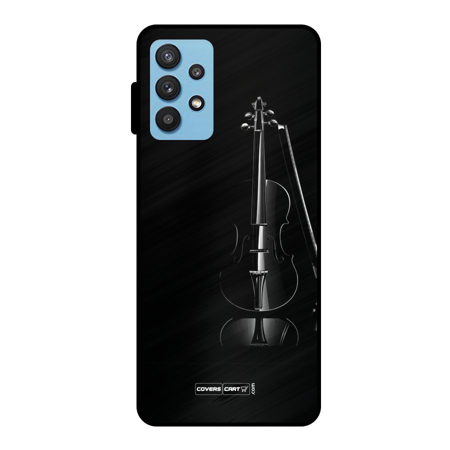 Elegant Violin Metal Back Case for Galaxy M32 5G