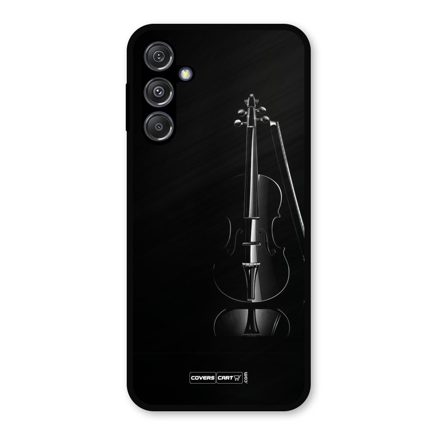 Elegant Violin Metal Back Case for Galaxy M34 5G