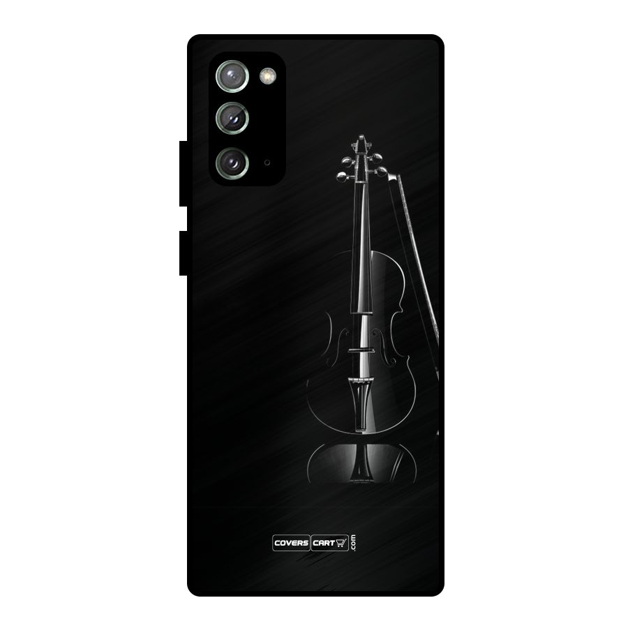Elegant Violin Metal Back Case for Galaxy Note 20
