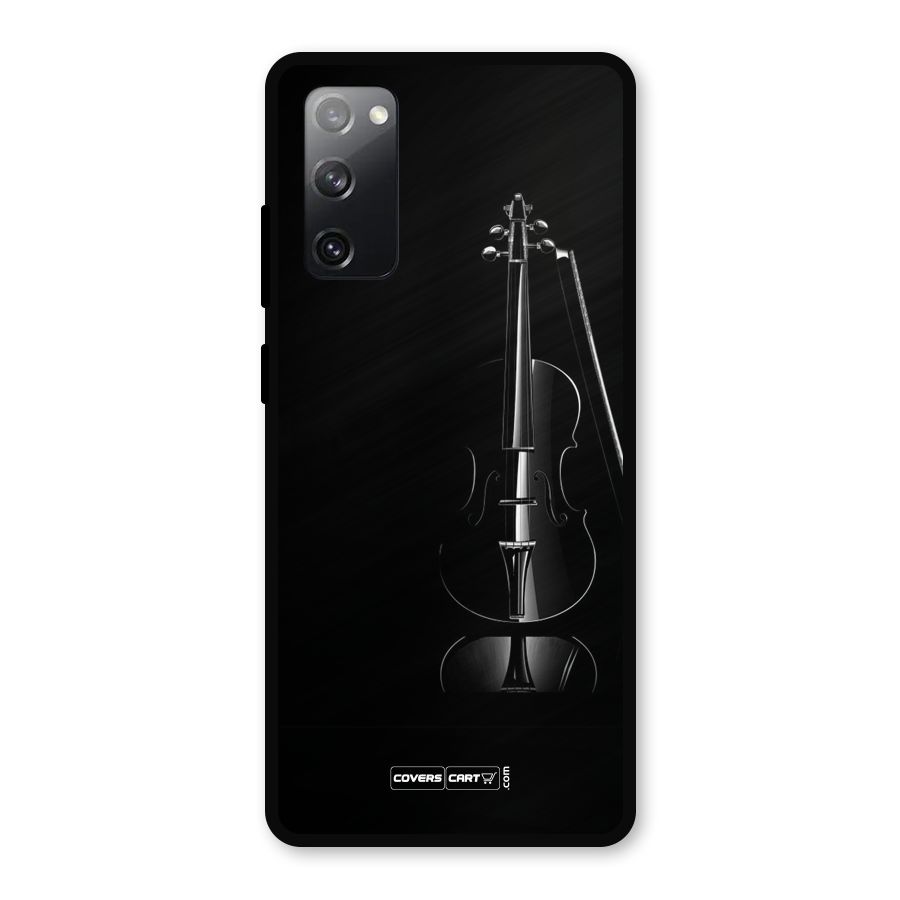 Elegant Violin Metal Back Case for Galaxy S20 FE 5G