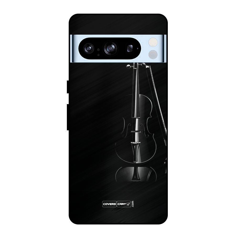 Elegant Violin Metal Back Case for Google Pixel 8 Pro