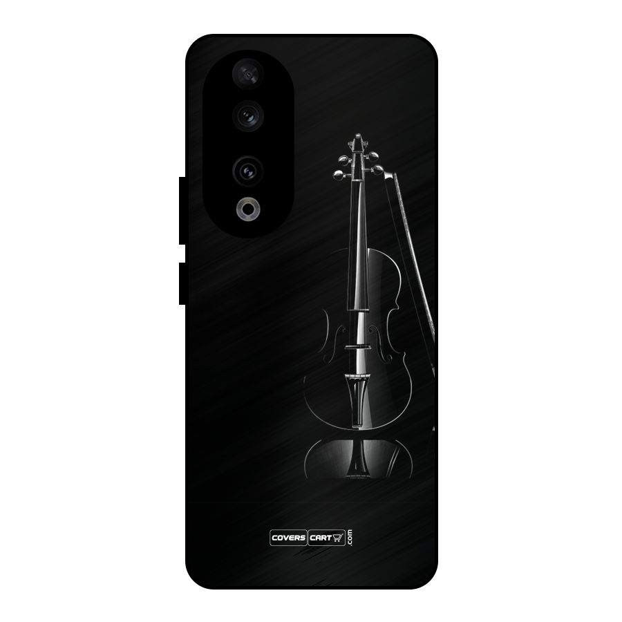 Elegant Violin Metal Back Case for Honor 90