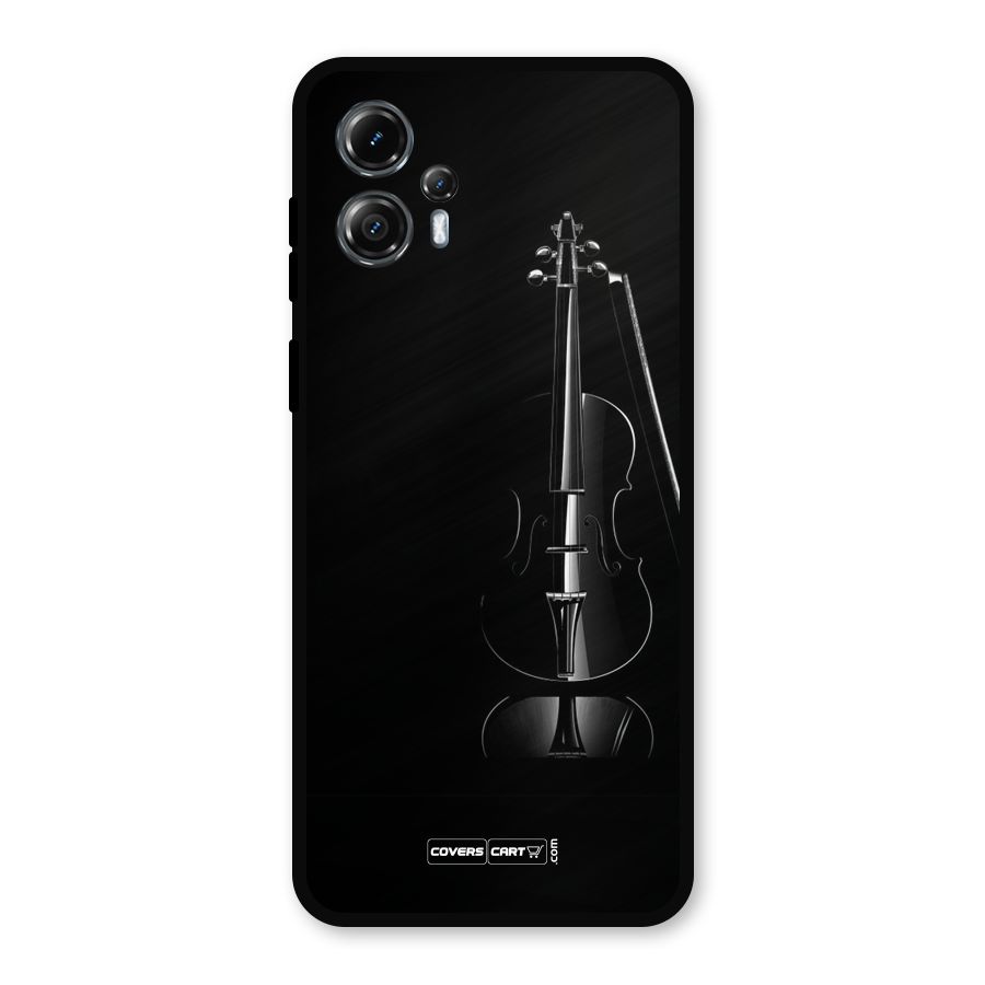 Elegant Violin Metal Back Case for Moto G13