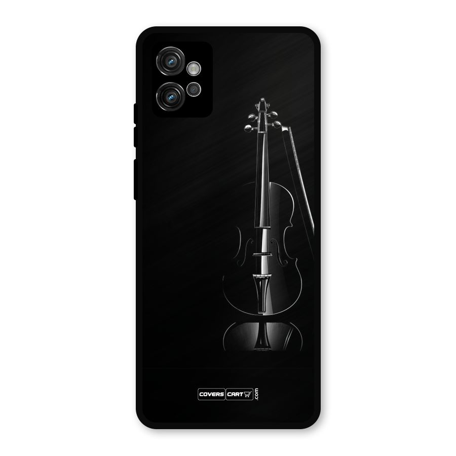 Elegant Violin Metal Back Case for Moto G32
