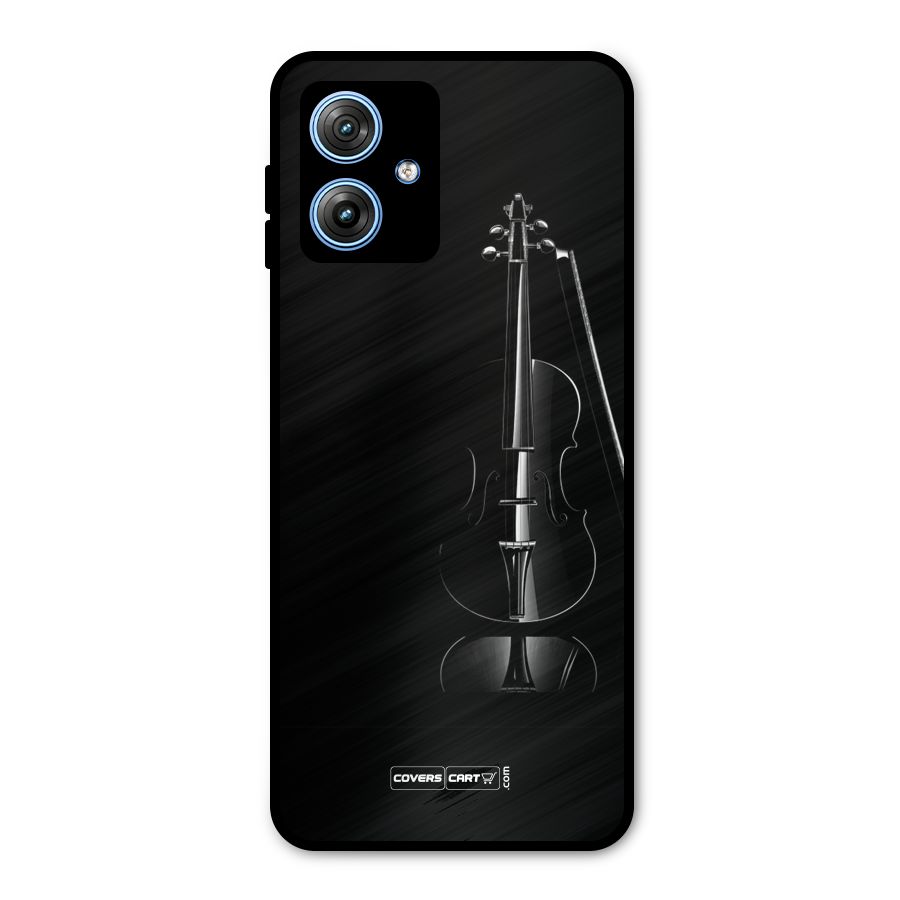 Elegant Violin Metal Back Case for Moto G54