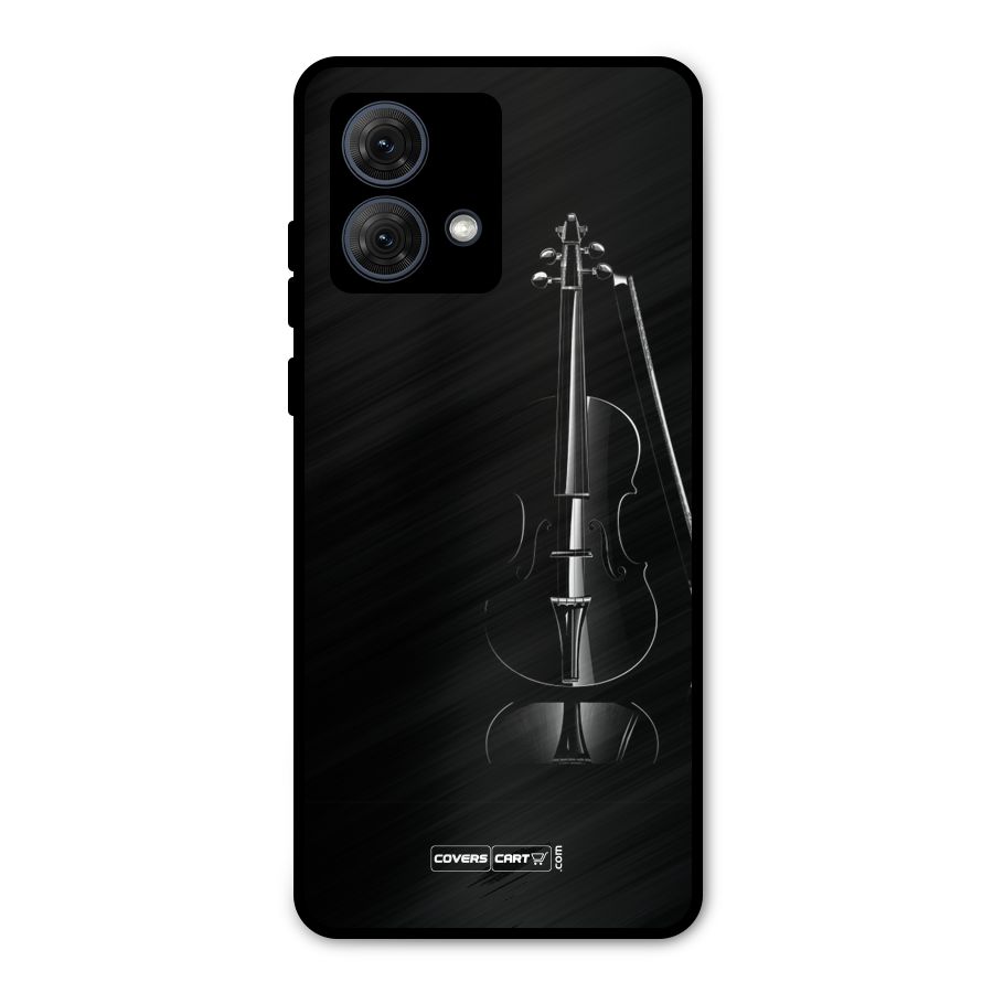 Elegant Violin Metal Back Case for Moto G84