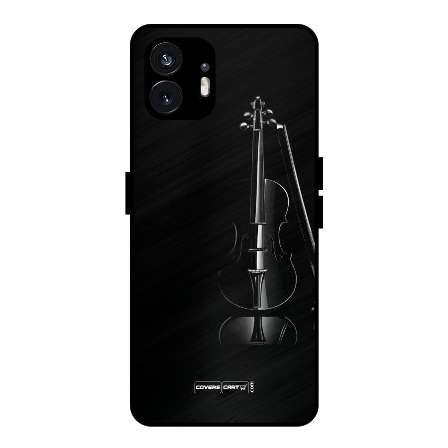 Elegant Violin Metal Back Case for Nothing Phone 2