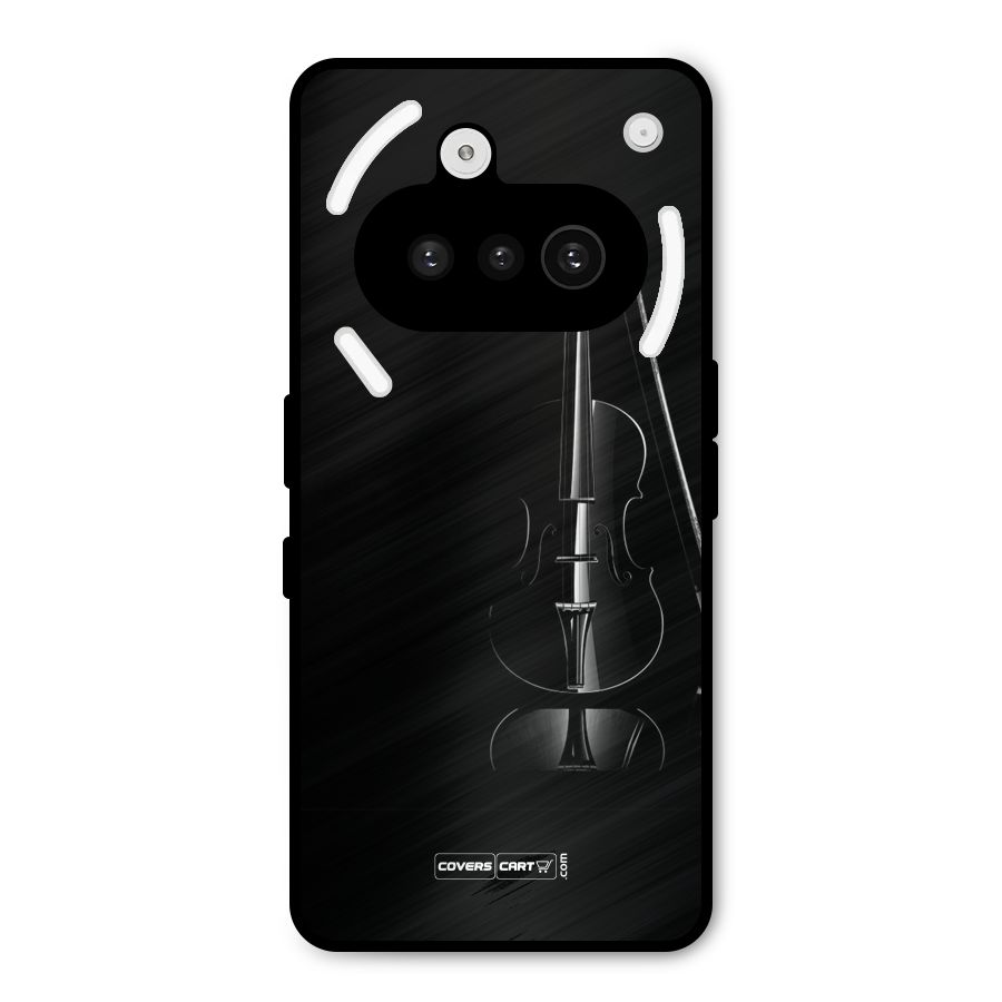 Elegant Violin Metal Back Case for Nothing Phone 3a