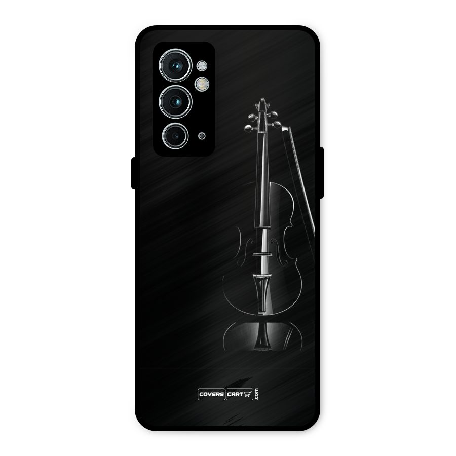 Elegant Violin Metal Back Case for OnePlus 9RT 5G