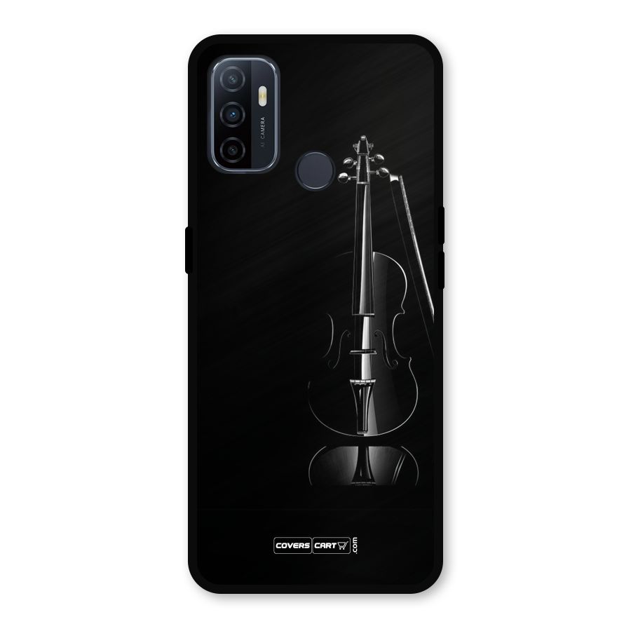 Elegant Violin Metal Back Case for Oppo A53