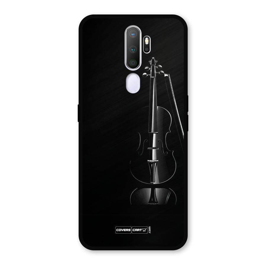 Elegant Violin Metal Back Case for Oppo A9 (2020)