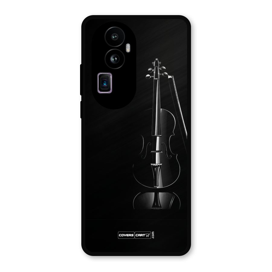 Elegant Violin Metal Back Case for Oppo Reno10 Pro Plus