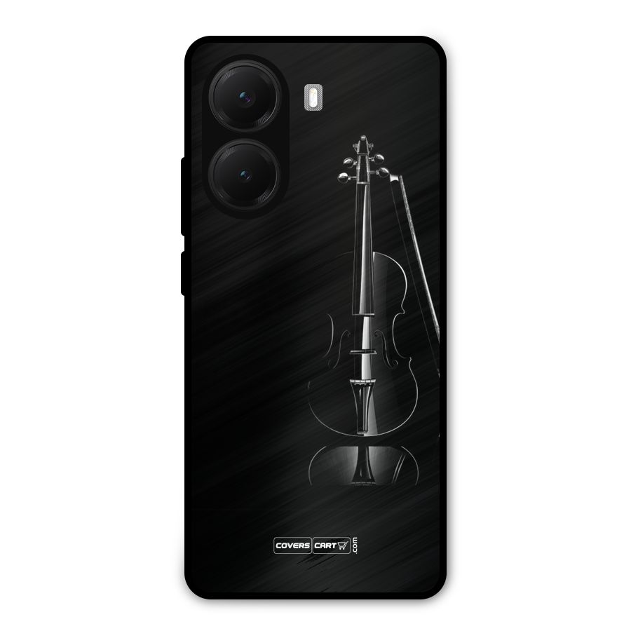 Elegant Violin Metal Back Case for Poco X7 Pro