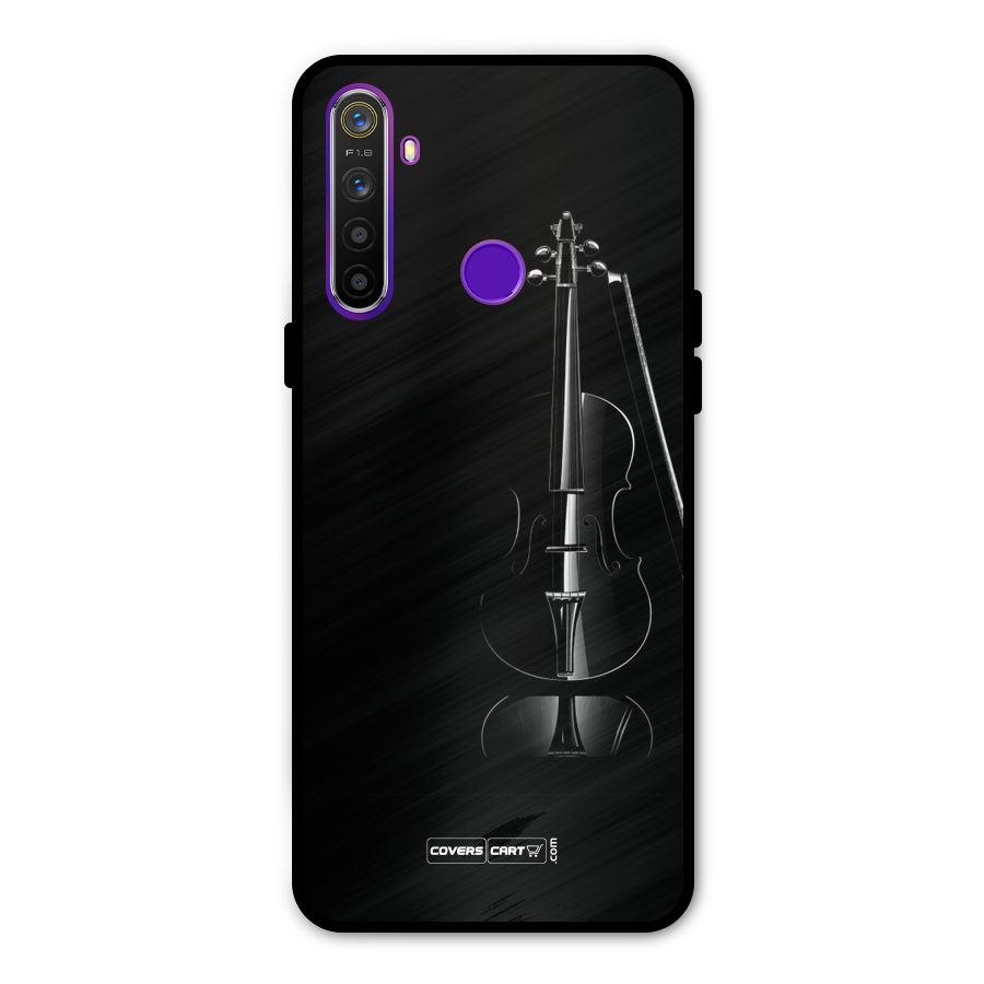 Elegant Violin Metal Back Case for Realme 5