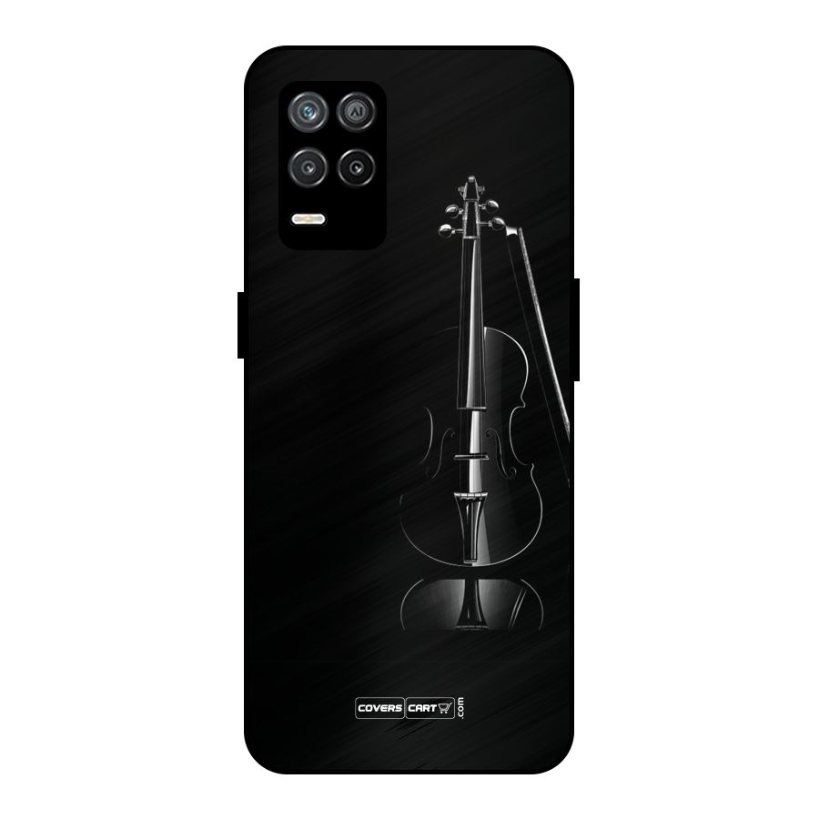 Elegant Violin Metal Back Case for Realme 8 5G