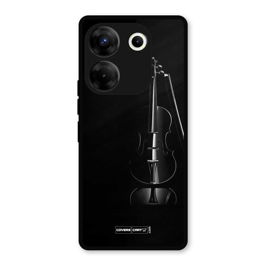 Elegant Violin Metal Back Case for Tecno Camon 20