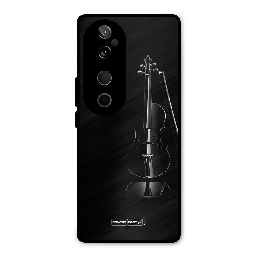 Elegant Violin Metal Back Case for Vivo T3 Ultra