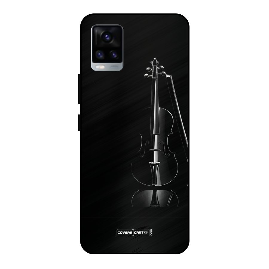 Elegant Violin Metal Back Case for Vivo V20 2021