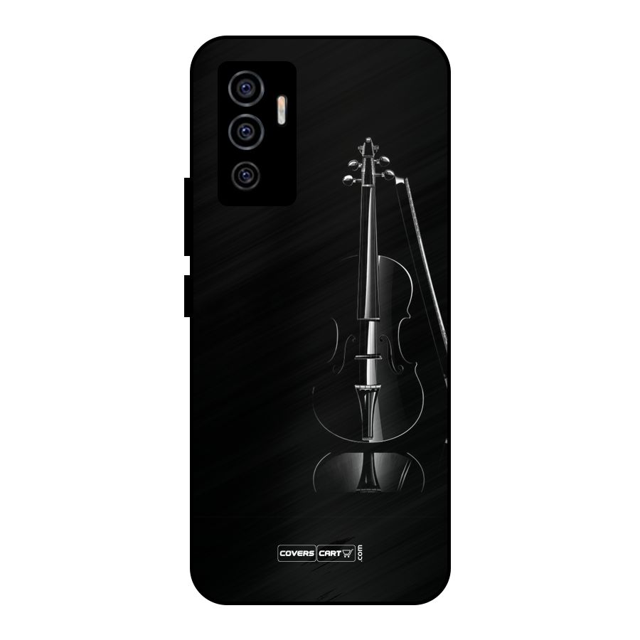 Elegant Violin Metal Back Case for Vivo V23e