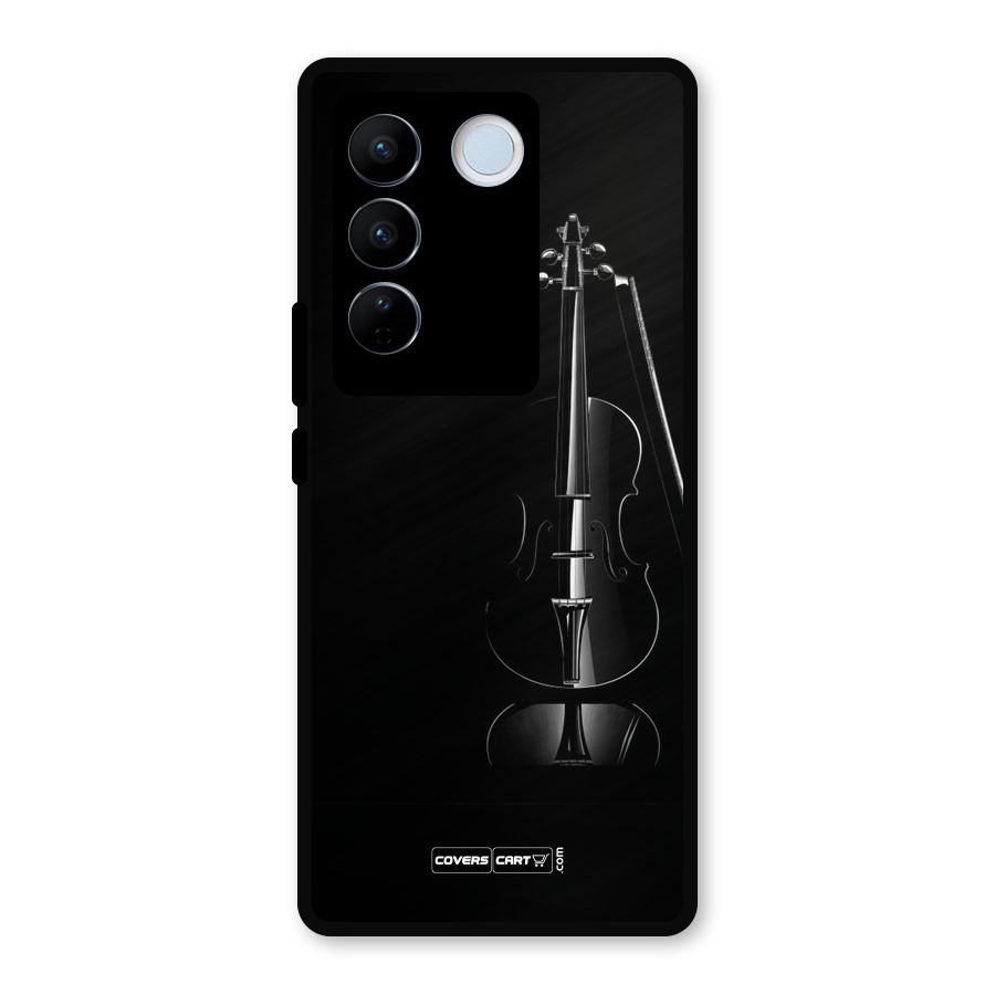 Elegant Violin Metal Back Case for Vivo V27