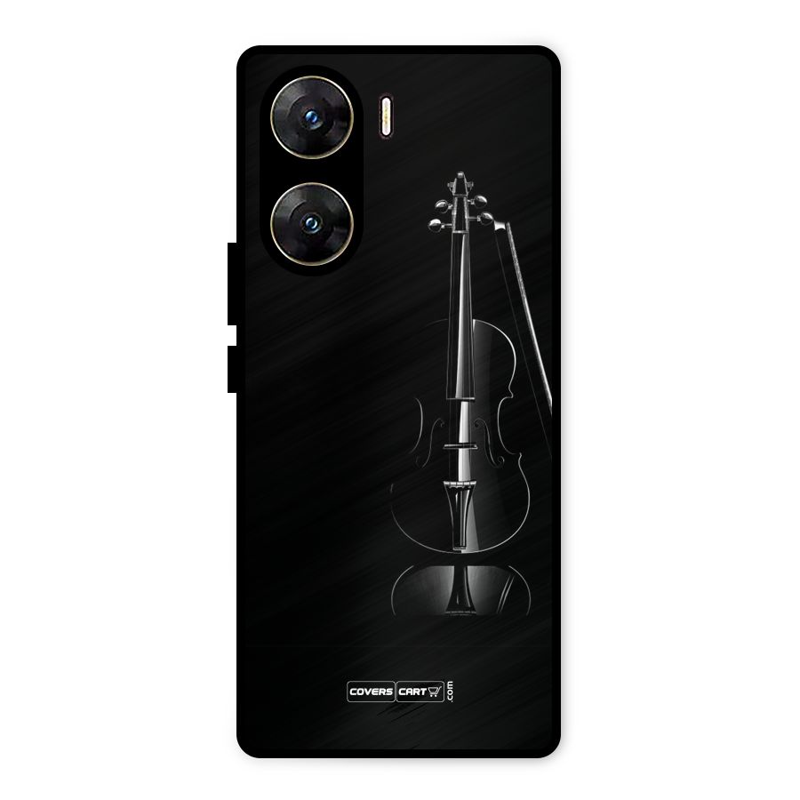 Elegant Violin Metal Back Case for Vivo V29e