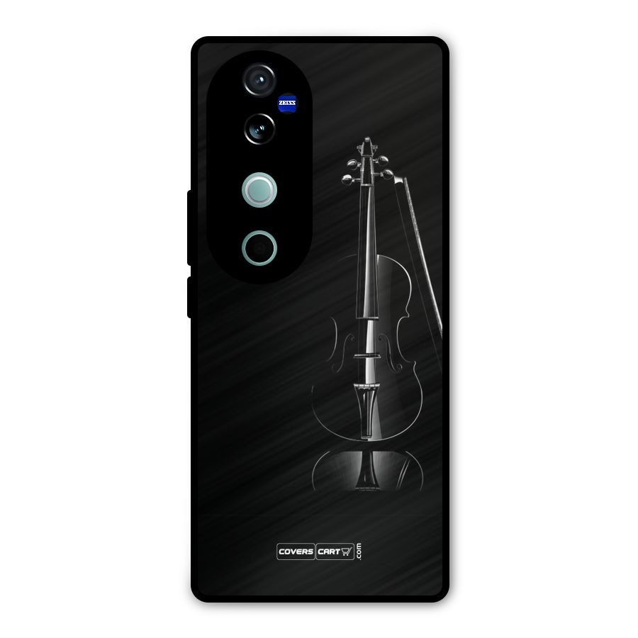 Elegant Violin Metal Back Case for Vivo V40