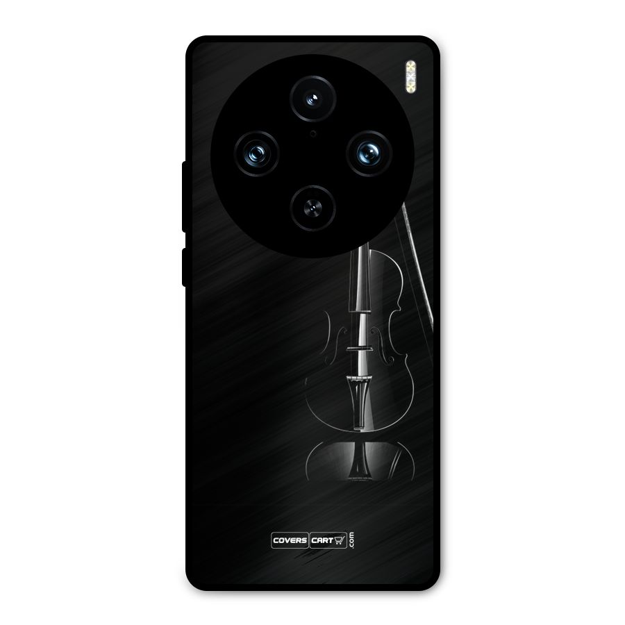 Elegant Violin Metal Back Case for Vivo X100 Pro