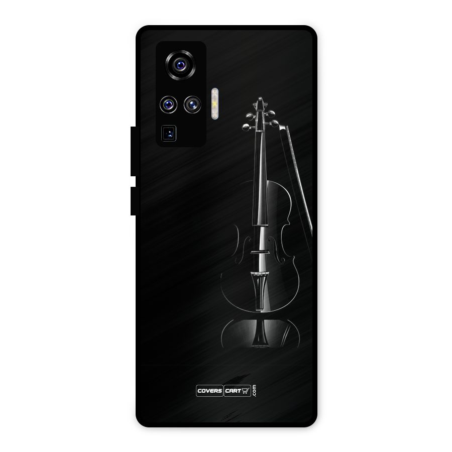 Elegant Violin Metal Back Case for Vivo X50 Pro