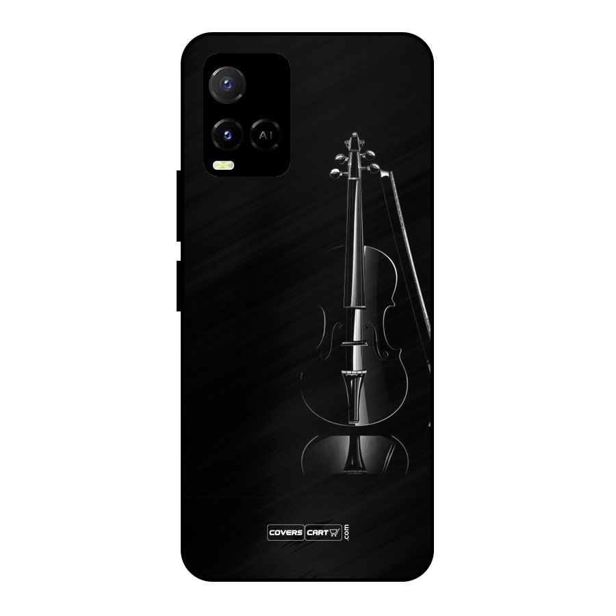 Elegant Violin Metal Back Case for Vivo Y21