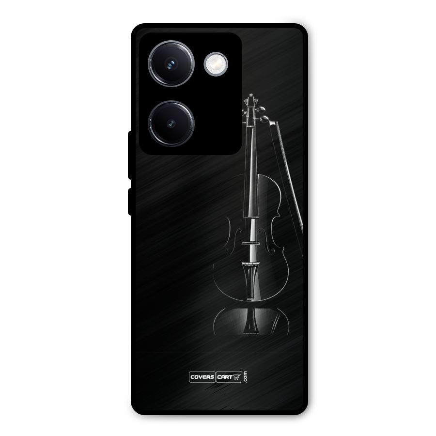 Elegant Violin Metal Back Case for Vivo Y300 Plus